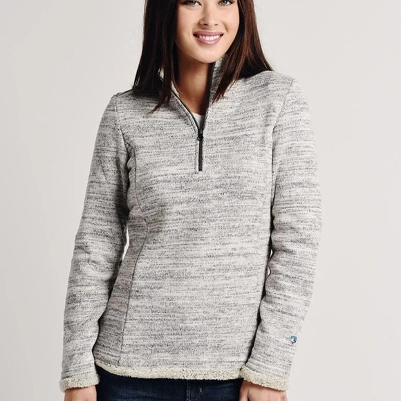 Kuhl Alaska 1/4 Zip Pullover Gray L - Picture 1 of 7